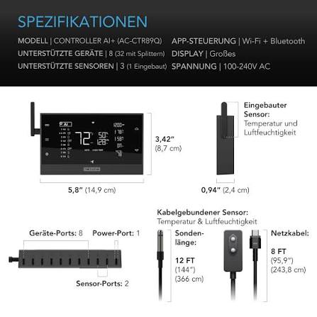 AC Infinity | CONTROLLER AI+ | KI-gestützter Growcontroller – Bild 4