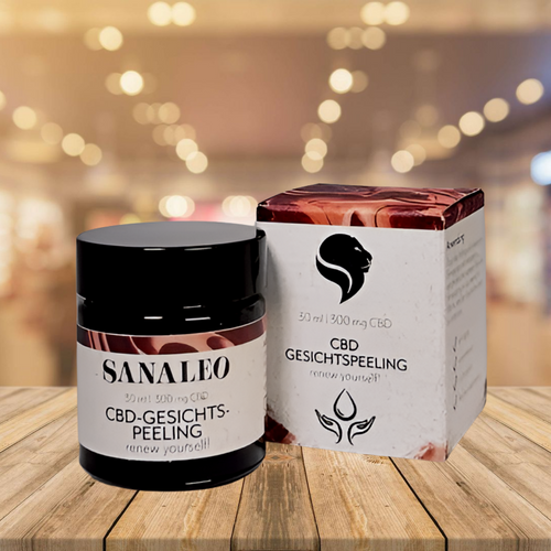 SANALEO | CBD-Gesichtspeeling | 30ml
