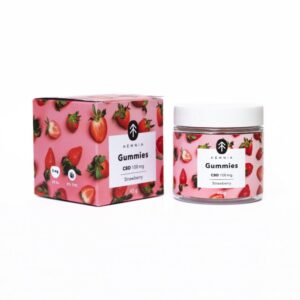 HEMNIA | CBD Gummidrops Erdbeere | 100 mg CBD für | 20 Stück