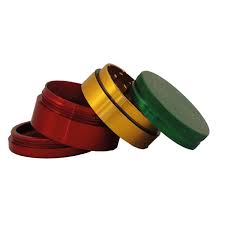 RAW | Hammercraft Aluminium-Grinder | Rasta  Large | 63 mm