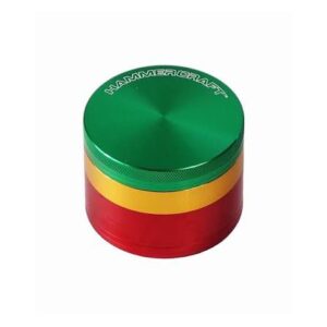 RAW | Hammercraft Aluminium-Grinder | rasta | Small |49 mm
