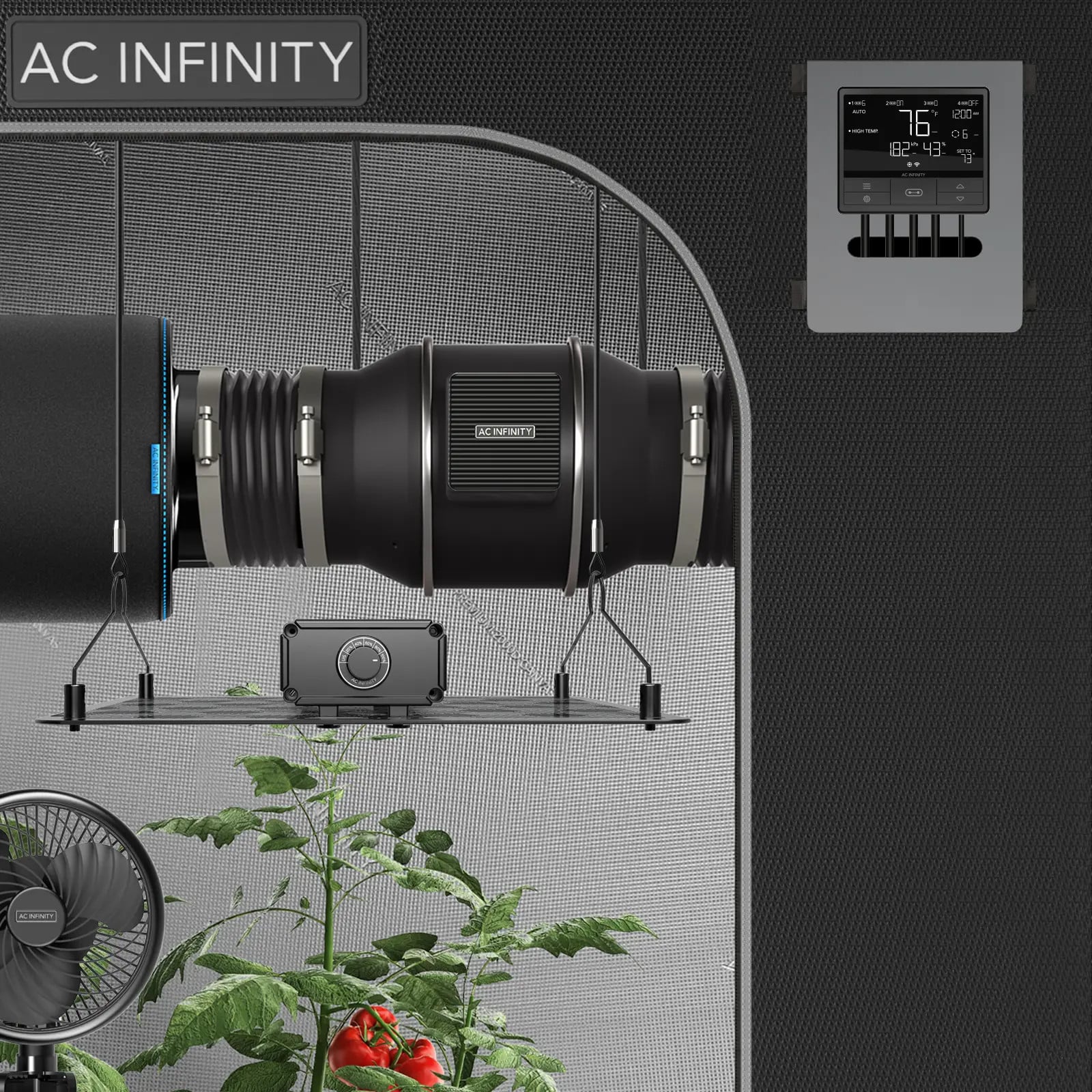 AC Infinity | CLOUDLINE T4 | 100 mm | mit Smart Controller – Bild 5
